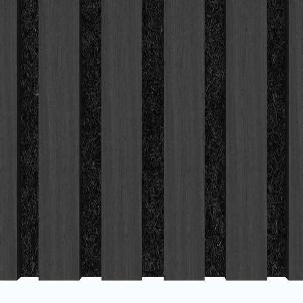 Black Oak Acoustic Panel 2400mm x 600mm (2 Pieces)